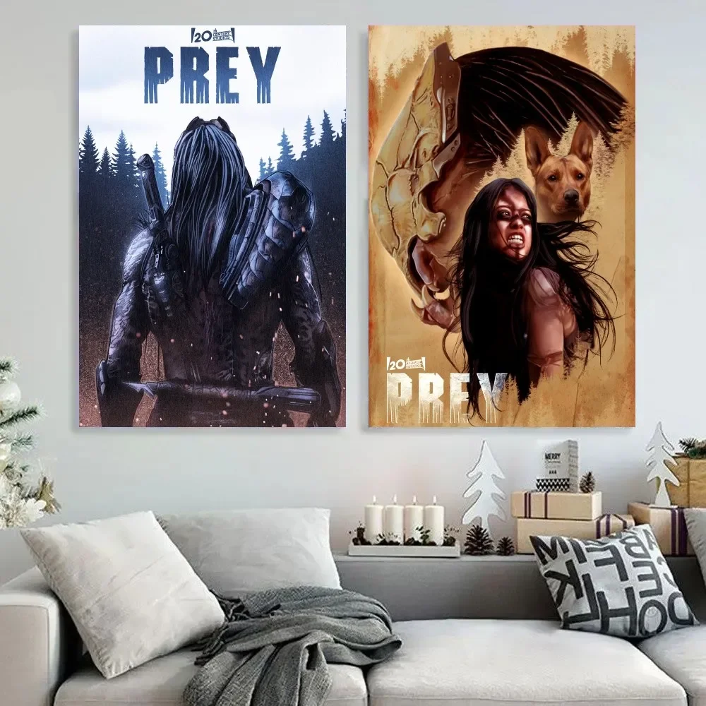 2023 Nuovi Film The Predator Prey Poster Kraft Club Bar Paper Vintage Poster Wall Art Painting Camera Da Letto Studio Big Szie