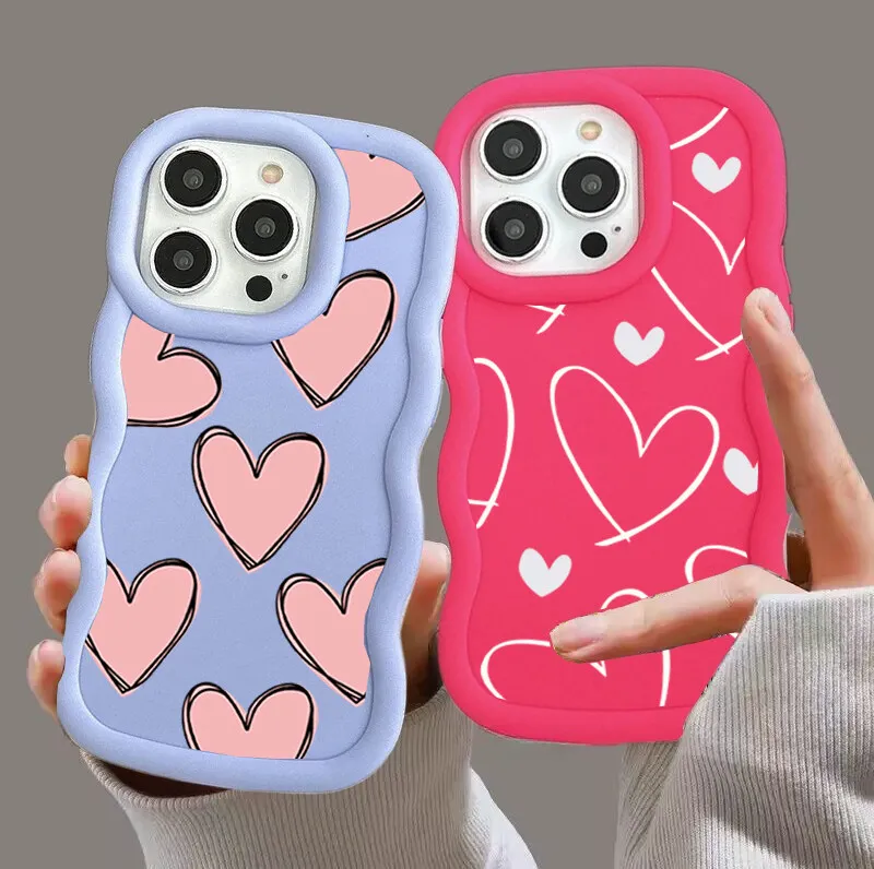 Wave Love Heart Phone Case