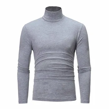 British Style Brand Clothing Men High Quality Long Sleeve T-Shirts/Men's Autumn Winter Keep Warm Leisure T-shirt Plus Size S-4XL 1
