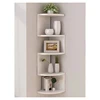 5-Story Shelf Corner Floating Shelf Wall Shelf Corner Bookshelf Family Kitchen Storage Living Room Decoration 1