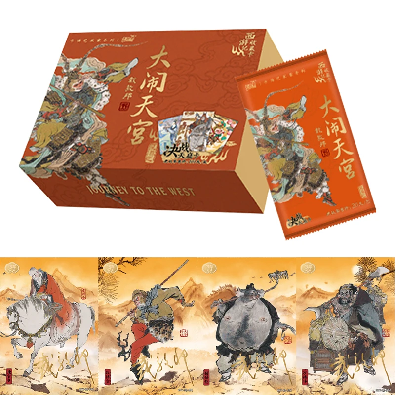 Kayou Genuine The Journey To The West Card Showdown In Heaven Card Supreme Pack Carta Da Collezione Di Personaggi Culturali E Creativi