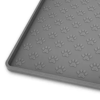 Silicone Paw Print Dog Feeding Mat 1