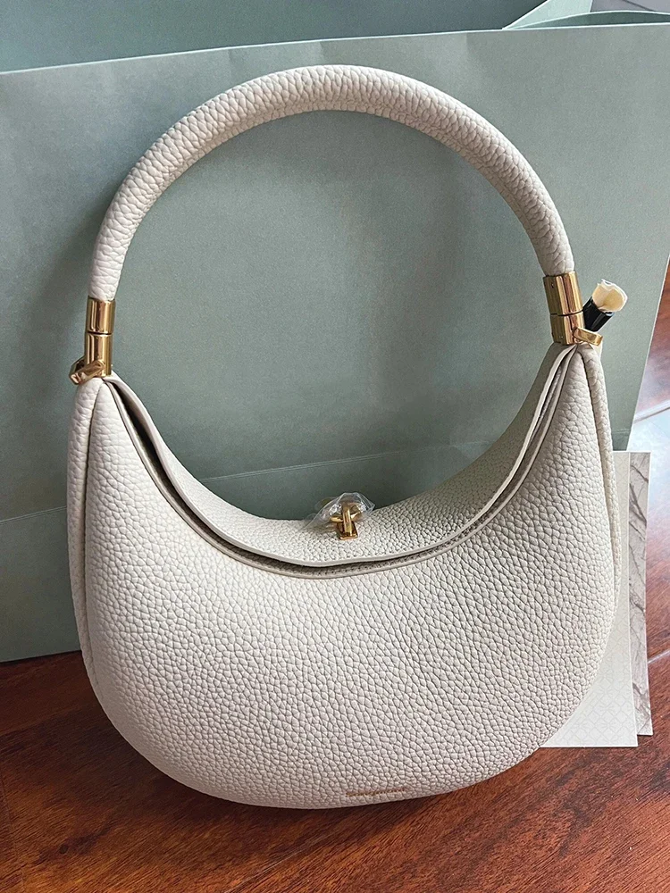 

2024 New Half Moon Bag Women's Personality Design Casual Shoulder Bags For Women Fashion Armpit Bag Handbag