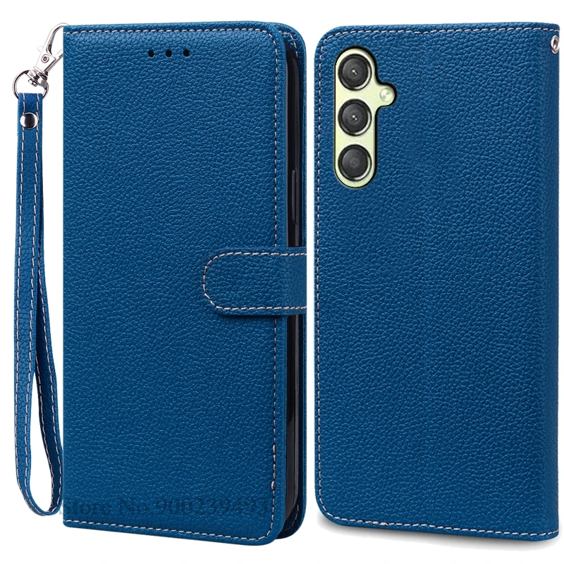 Soft Silicone Leather Flip Wallet Phone Case in Classic Book Style