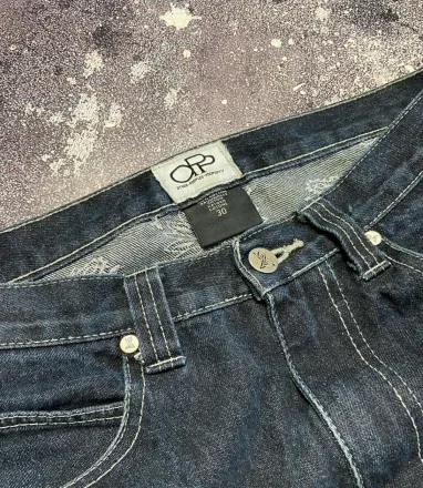 Description Picture 6 of itemY2K Goth Style Baggy Jeans High Street Hip Hop Embroidered Skull Loose Jeans Retro Washed Casual Wide Leg Denim Trousers New
