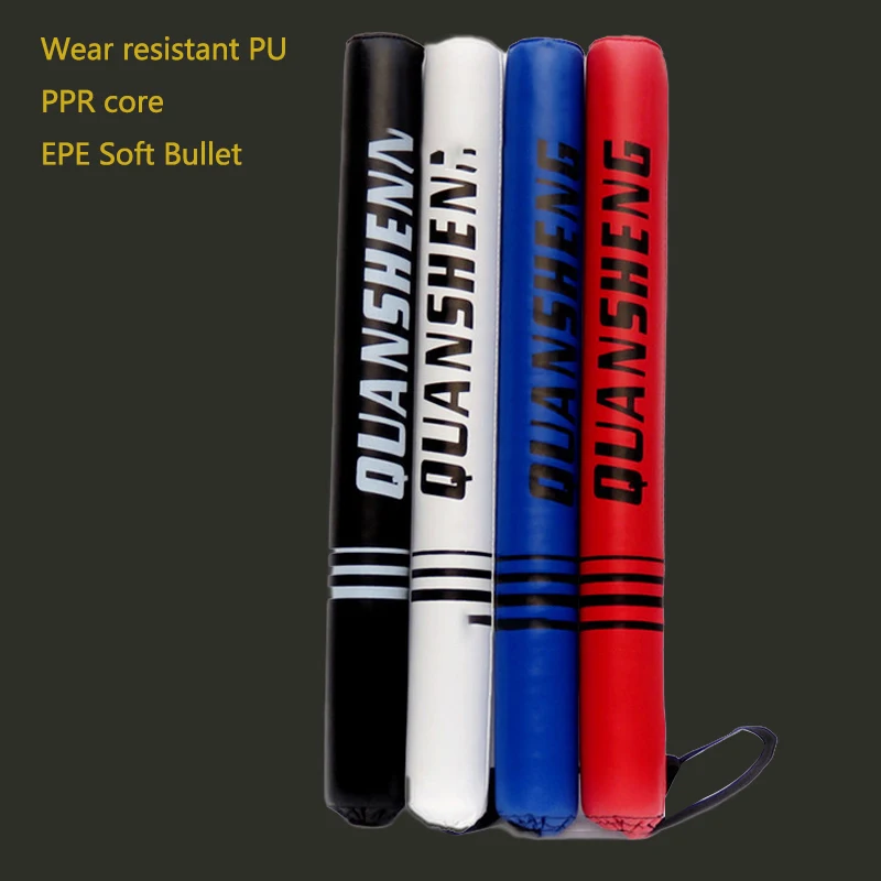 1Pc Muay Thai MMA Dodge Reaction Stick Kickboxing Taekwondo Equipment Boxing Training Stick PU Leather Fighting Speed Target martial arts training stick