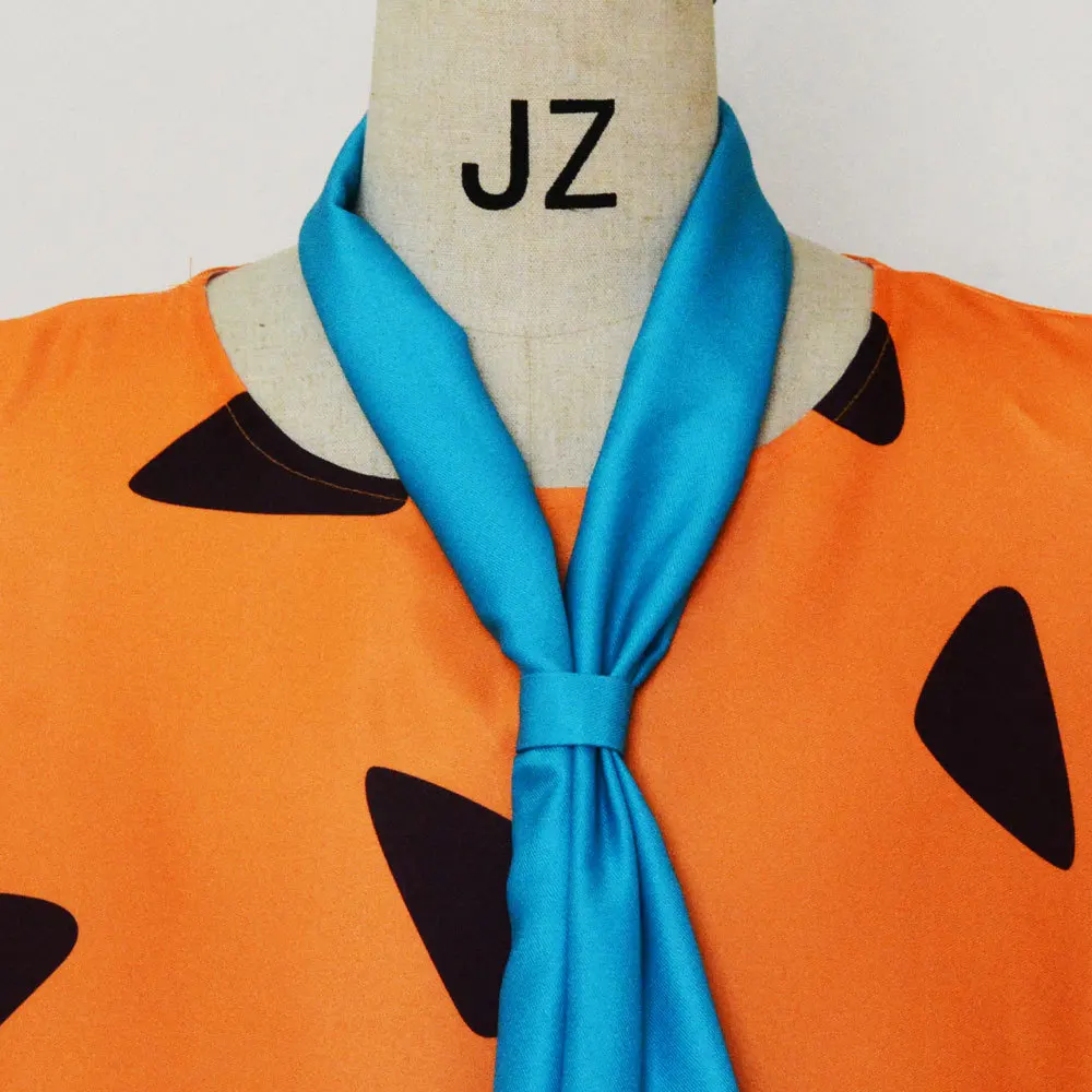 Fred Cosplay Anime Flintstones Kostüme Erwachsenes Kind Primitive Savages Kostüm Orange Kleidung Karneval Party Halloween – Detail 11