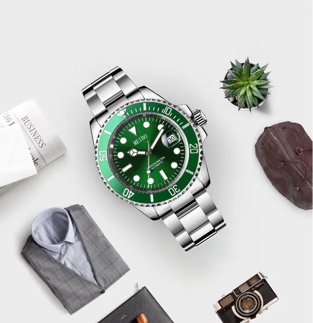 New Fashion Men Luxury Calendar Quartz Watch Mens Famous Stainless Steel - Image 3