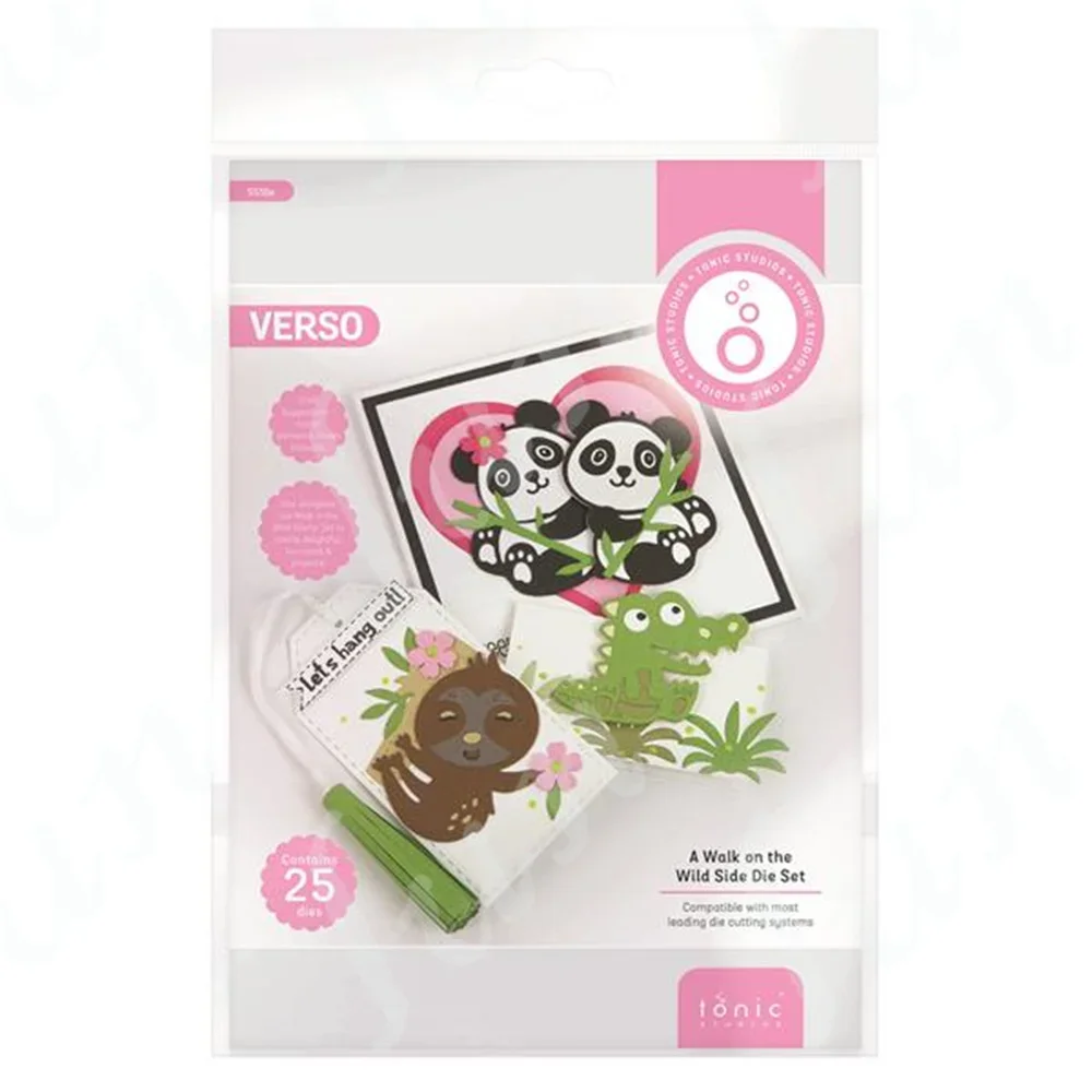 

Металлические Вырубные штампы, украшения для скрапбукинга своими руками, ремесло с тиснением 2024, Новое поступление, набор штампов «Walk on the Wild Side»