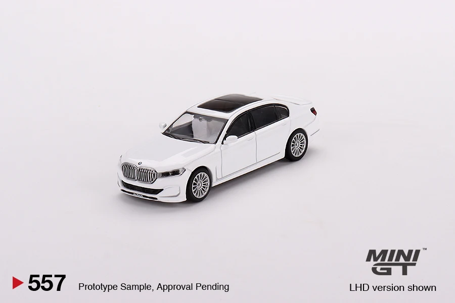 

MINIGT 1/64 BMW Alpina B7 XDrive Alpine White MGT00557-CH LHD Alloy Car Model Simulation Series Toys for Boys
