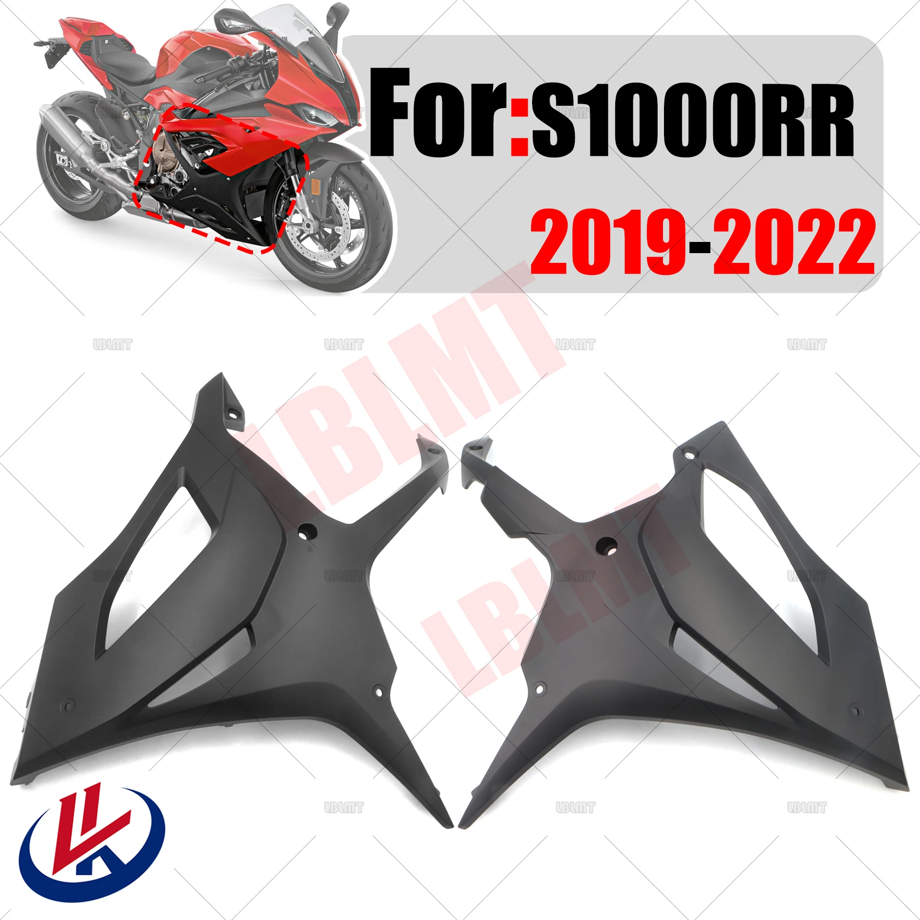 

Подходят для BMW S 1000RR S1000RR 2019 2020 2021 мотоциклетный Bellypan передний спойлер для двигателя Нижняя обтекатель Крышка Капота