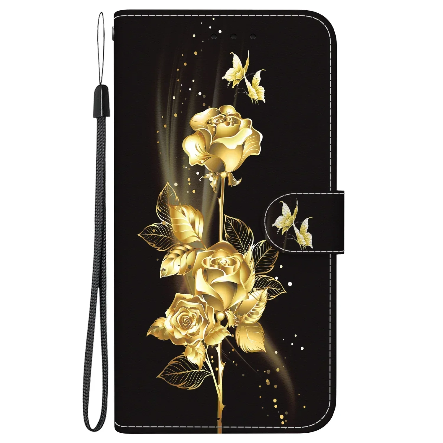 Sunjolly Artistic Flip Wallet Phone Case Cover
