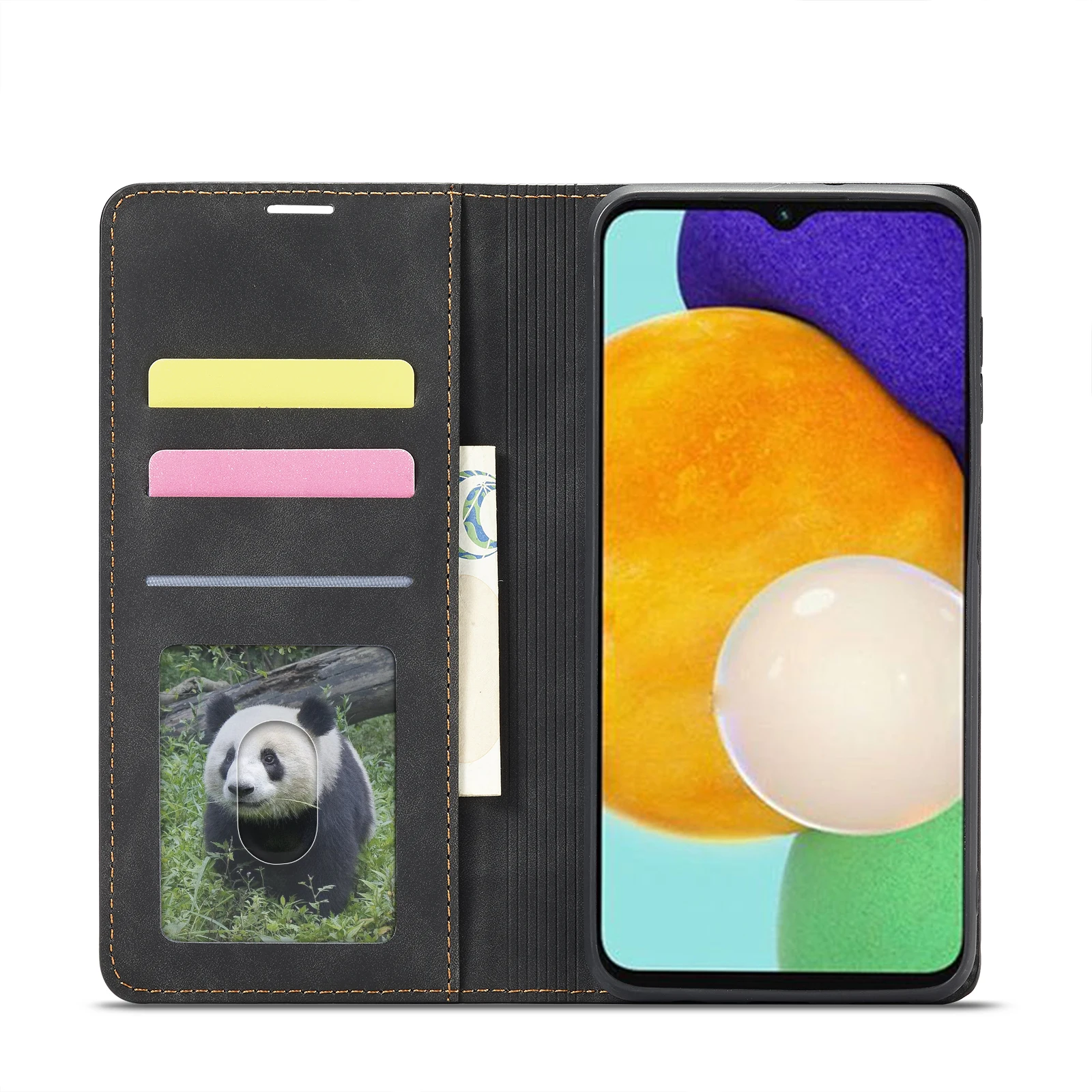 Leather Flip Wallet Phone Case
