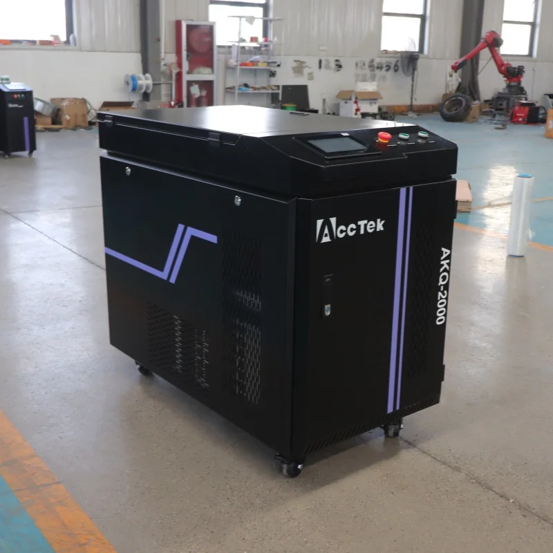 2000W Hand Held Fiber Laser Cleaning Metal Paint Coat Rust Removal Machine AKQ-2000 5