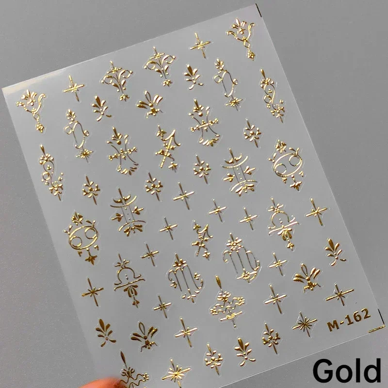 Elegant Starlight Glitter Rhinestone Nail Art Stickers