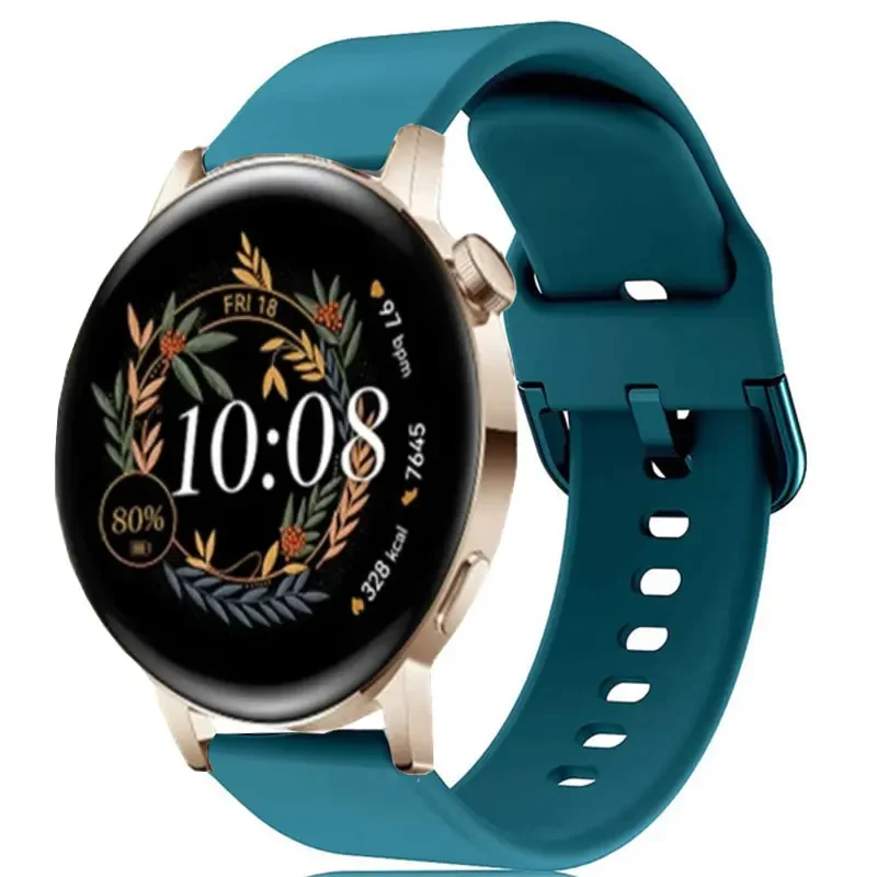 20mm Silicone Watch Strap - Universal Fit, Sporty Design