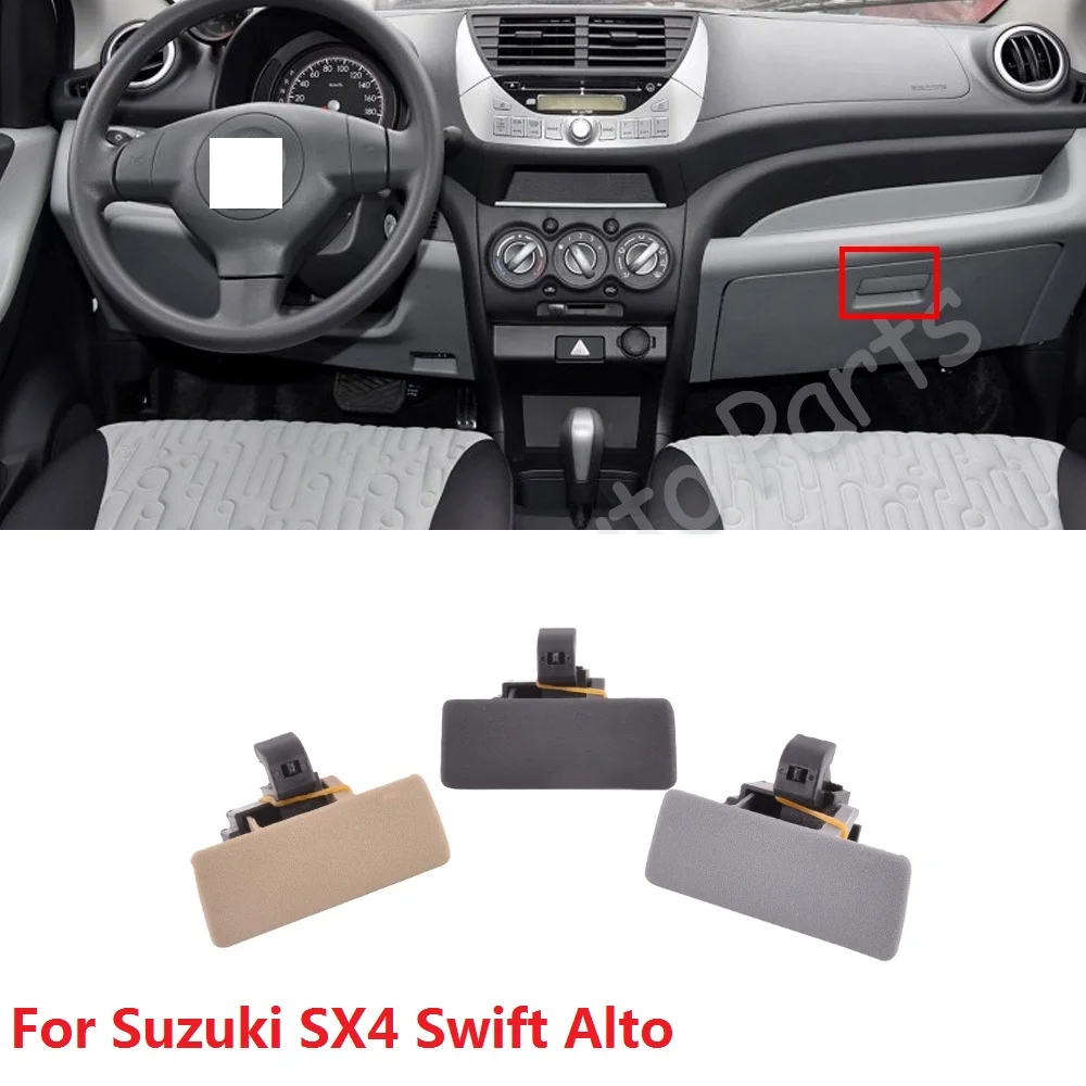 Glove Box Lock CAPQX For Suzuki SX4 Swift Alto Car Glove Box Lock Latch Lid Handle Glove Box Door Panel Dash Car Interior Handle Latch Lock