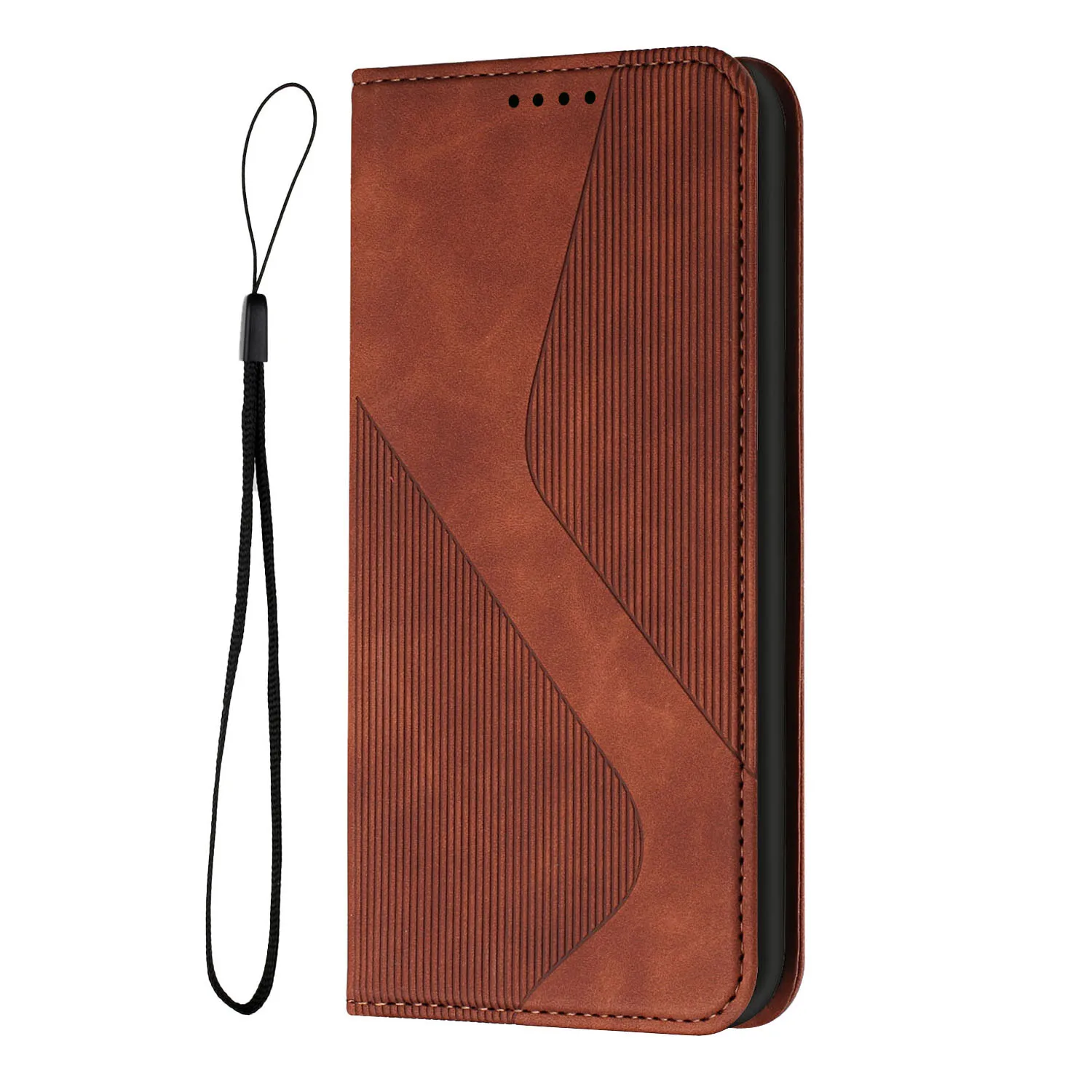 Colorful Macaron Magnetic Leather Wallet Case