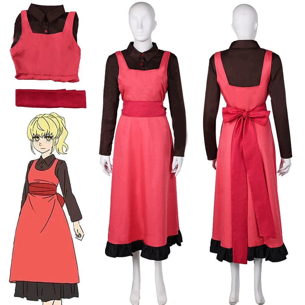 

Rache Cosplay Anime Tower off God Cosplay Fantasia Costume Disguise For Girls Women Adult Dress Halloween Carnival Party Suit