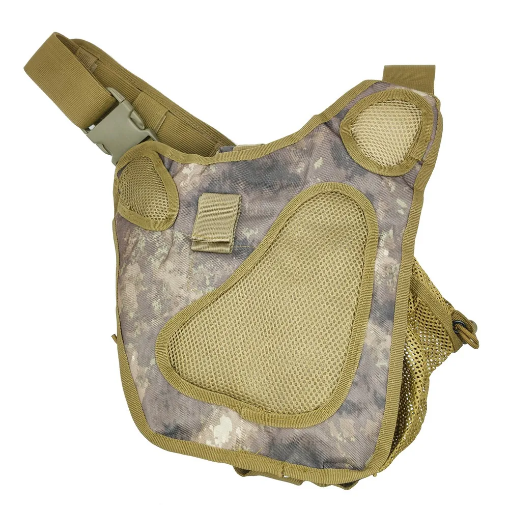 Outdoor Waterproof Hunting Messenger bag camo Shoulder Bag Cycling Crossbody Chest Single Bag Travel Climbing Camping Handbag 4