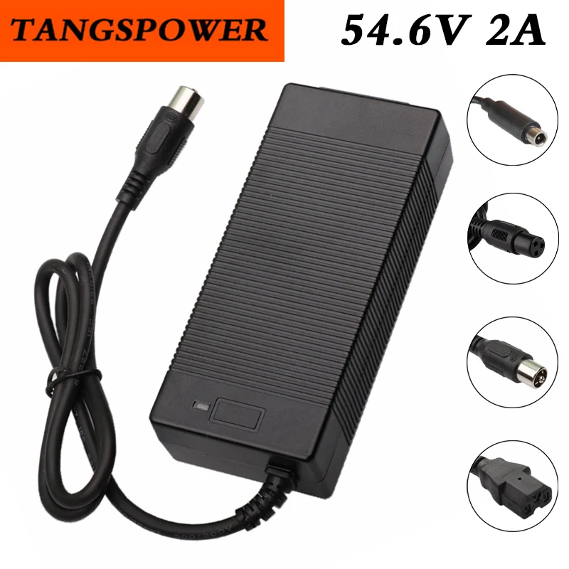 54.6V 2A Lithium Ebike battery Charger for 48V 13S li ion Battery