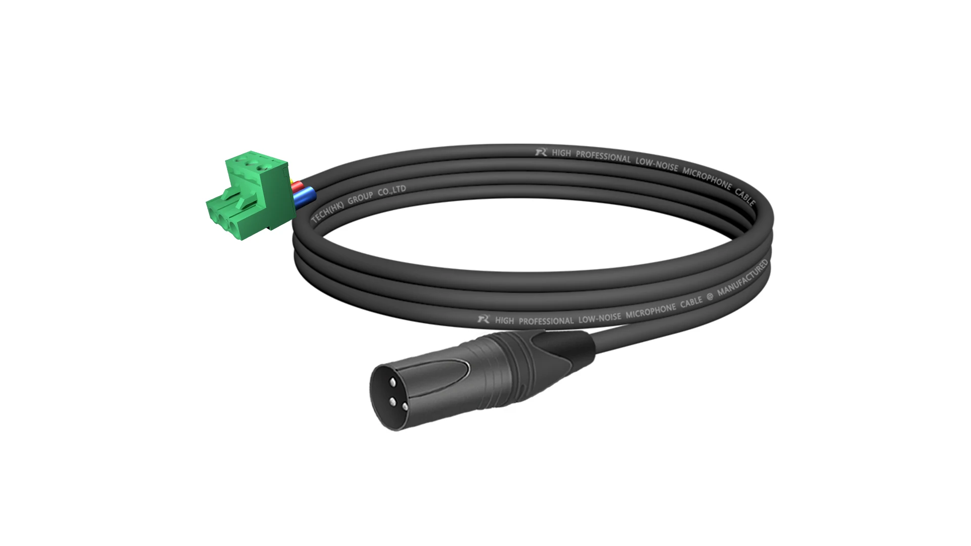 XLR zu Phoenix Kabel, XLR 3P Buchse/Stecker zu PHX3M NBKF/2EDG-5.08 3-poliger PCB Schraubklemmenadapter Anschlusskabel für Lautsprecher – Detail 2