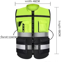 Construction Reflective Vest with Pockets