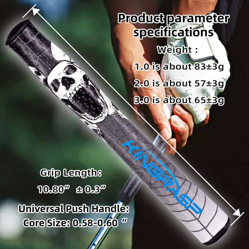 Non slip Rubber Golf Clubs Putter Grip Ultra Light Stainless Steel Golf