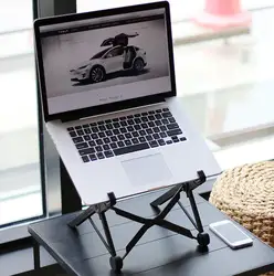 Soporte plegable para portátil, accesorio de apoyo para portátil, ángulo de visión, altura ajustable