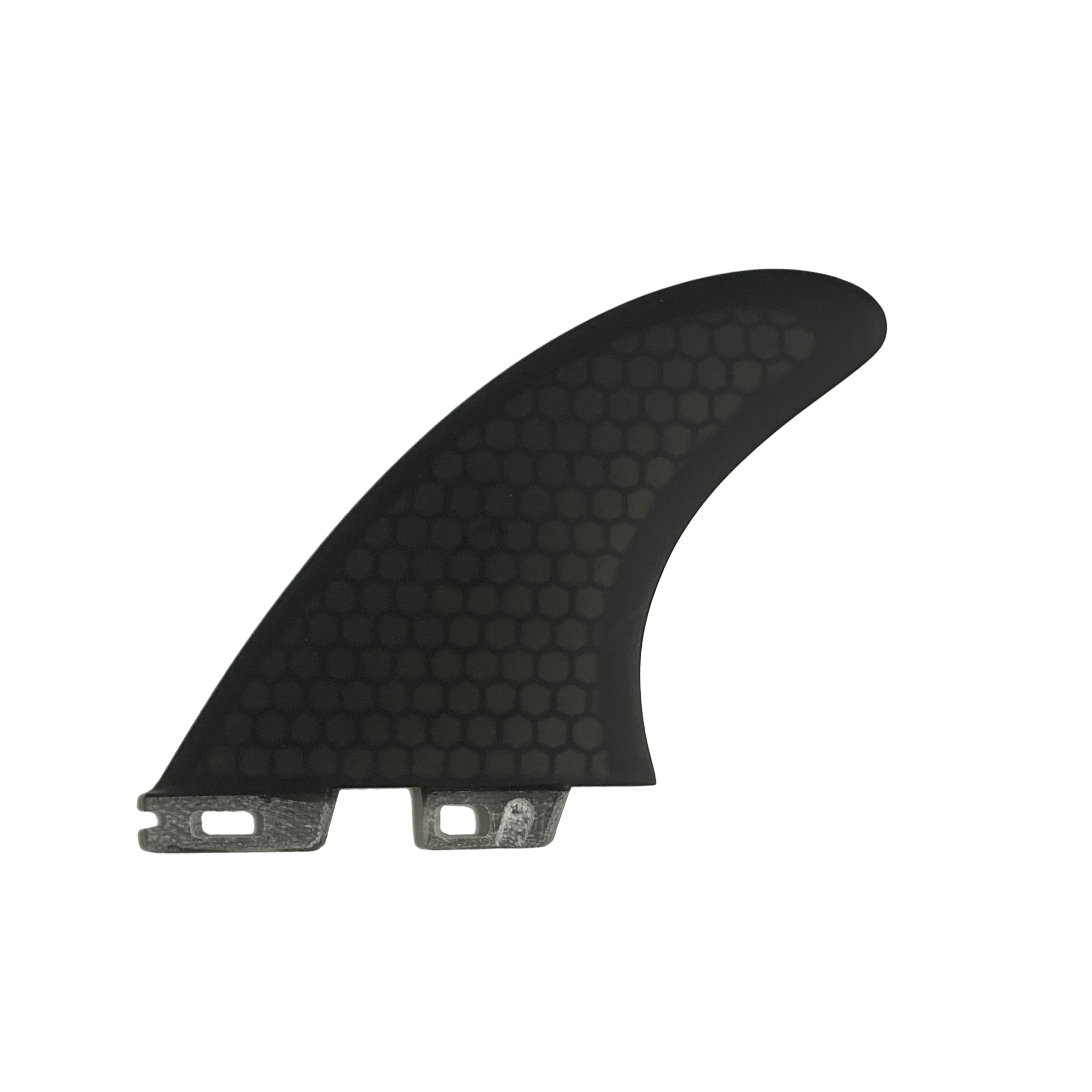 RISECE FCS2 AM2 Honeycomb Surfboard Fins Dual Tab Hexa Core Thruster Fin Set 3PCS 5