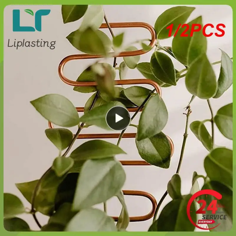 

1/2PCS Strong Toughness Flower Pot Holder Sturdy And Durable Geometry Iron Complete Specifications Geometric Climbing Frame