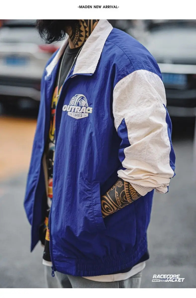 Maden Vintage Splice Racing Jacke Herren