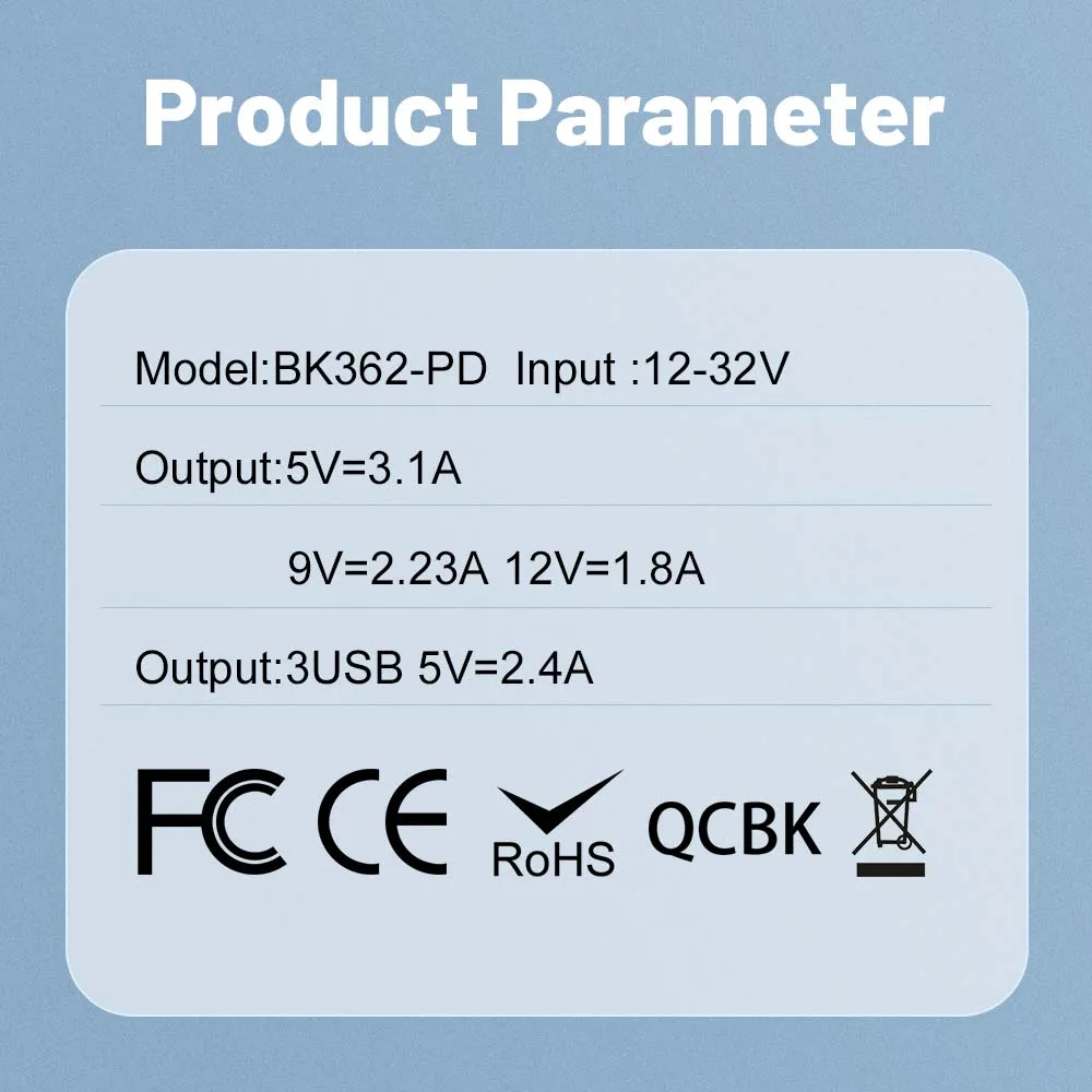 32W USB car Charger Fast Charging Mobile Phone Charging Type C Adapter For iPhone Xiaomi Huawei Samsung