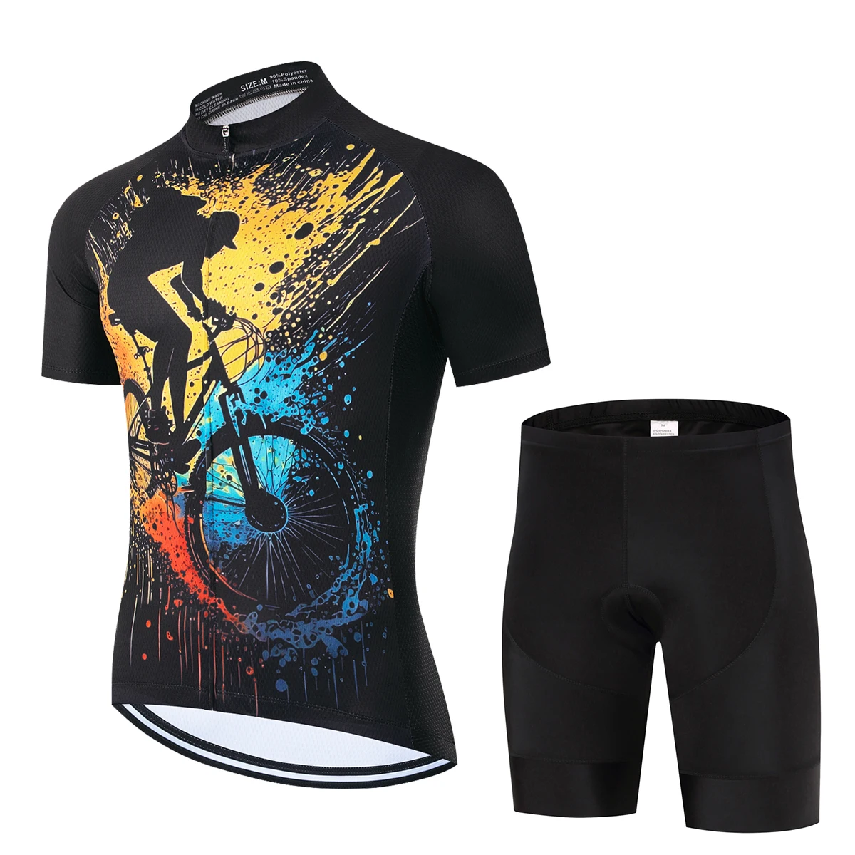 Premium Men's Summer Cycling Jersey and Bib Set - Professional MTB Apparel