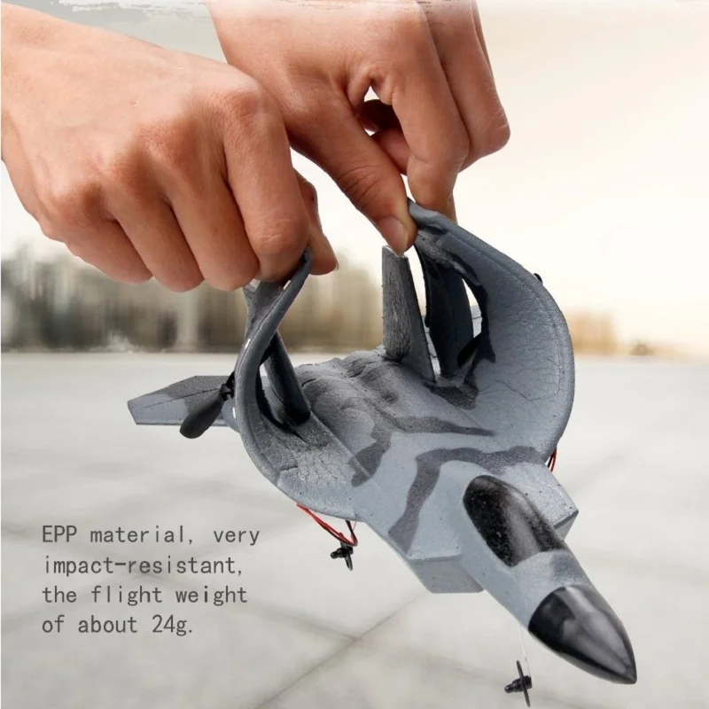 

Remote Control Aircraft Fixed Wing Glider Fall Resistant EPP Foam ABS Electric 2.4G Remote Control Camouflage Aircraft Toy Model