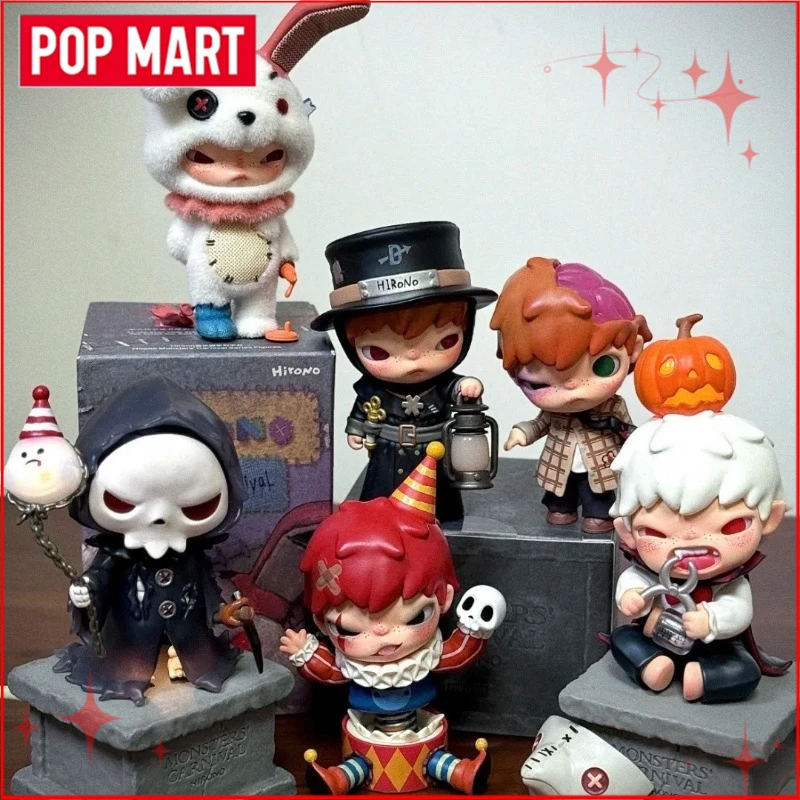 POP MART Hirono MONSTERS 'CARNIVAL Figure Blind Box Halloween Gift