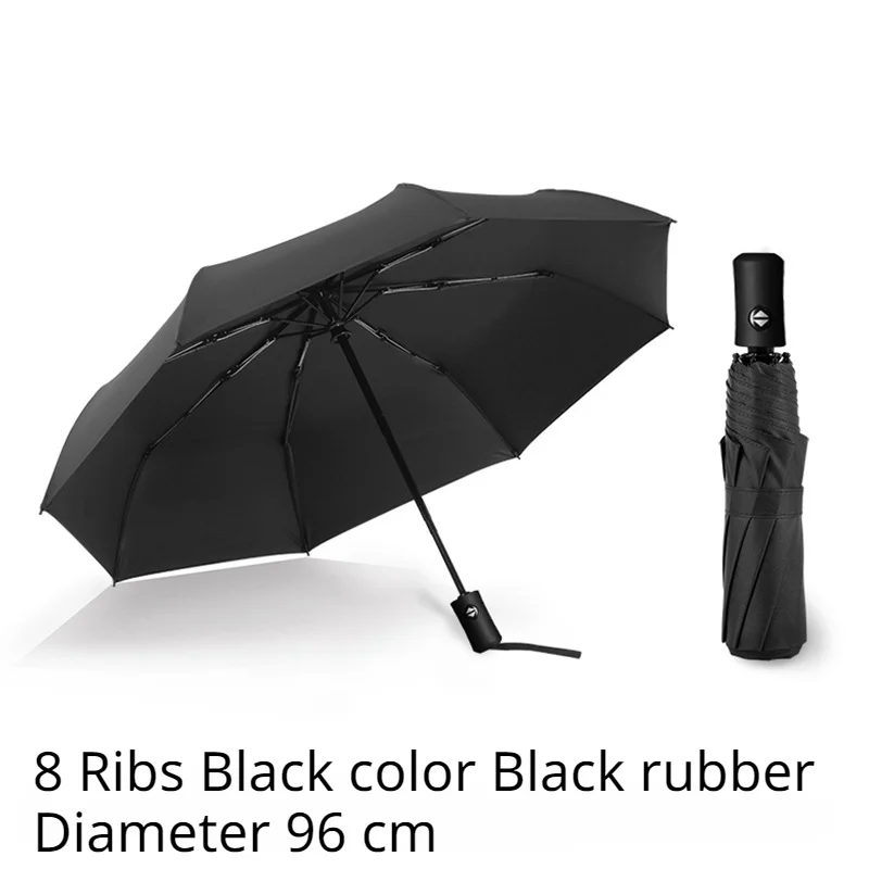 SHINING Fully Automatic Umbrella Folding Rain Men Women Luxury Business
