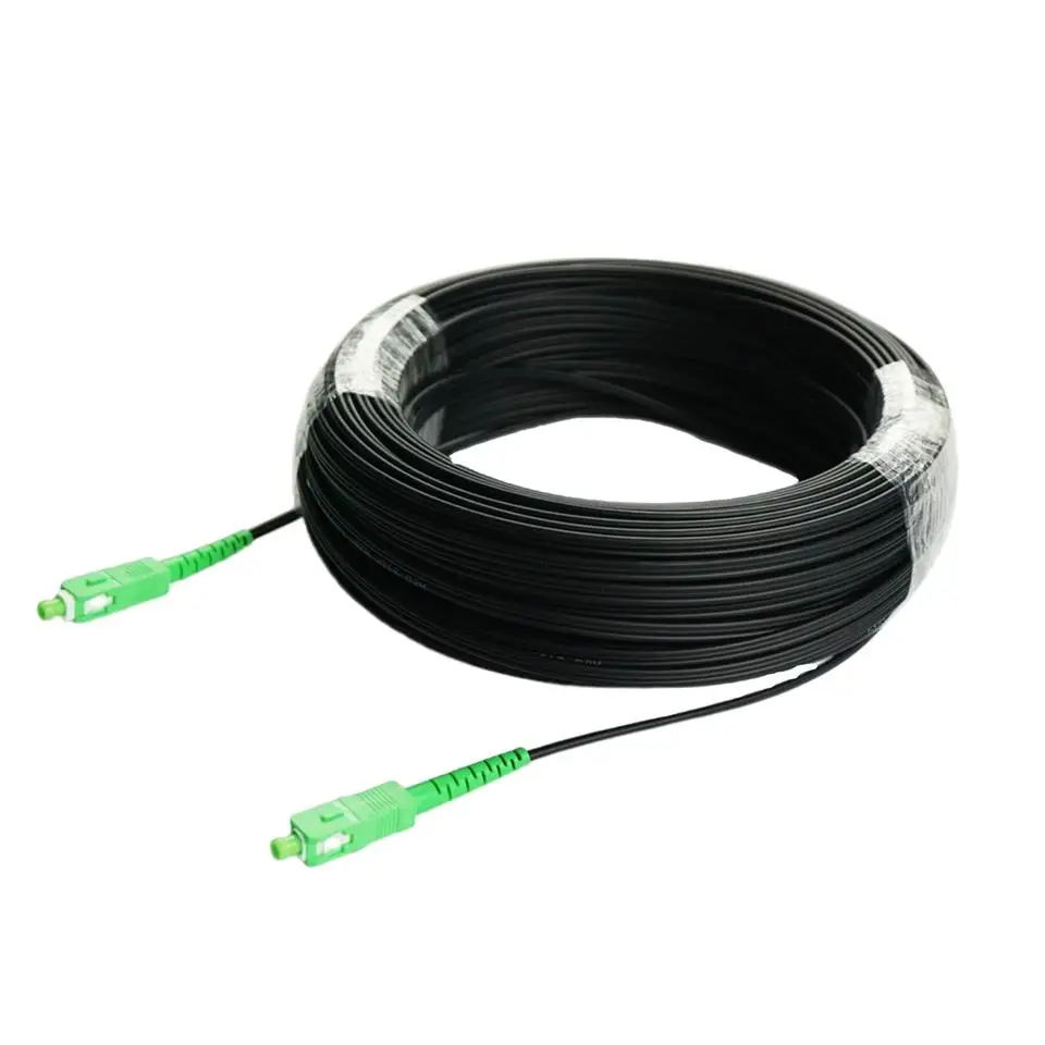 150 м 200 м SC APC Волоконно-оптический патч-корд кабель одномодовый Simplex G657A FTTH волоконно-оптический кабель Джампер кабель