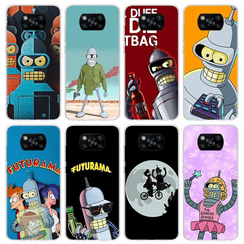 Cartoon Futurama-Themed Phone Case - Colorful & Durable Design