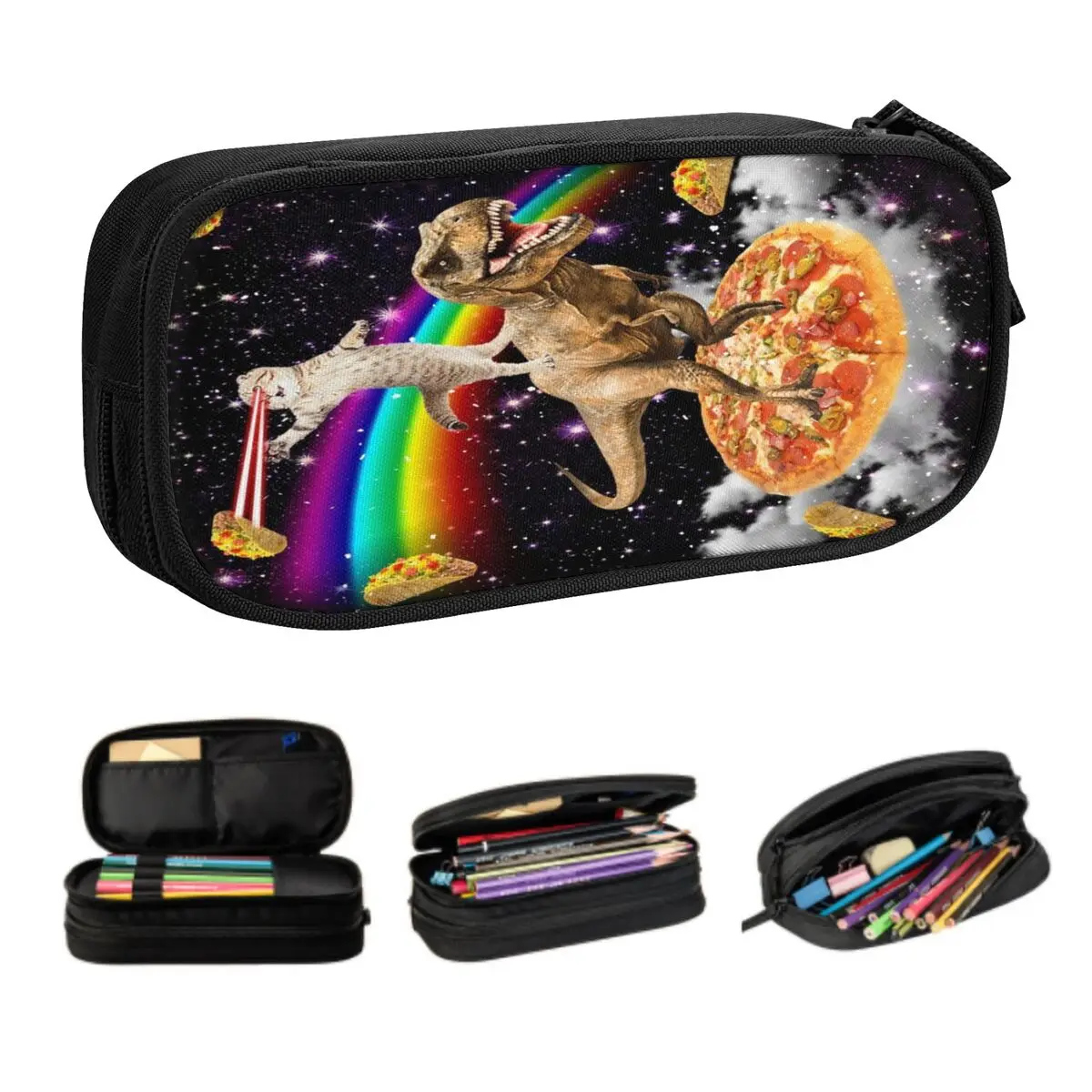 

Индивидуальный милый креативный карандаш в виде кошки для мальчиков и девочек, большая емкость, пенал, канцелярские принадлежности