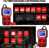 New 2025 KONNWEI KW681 Professional Car OBD2 Scanner Auto Diagnostic Tools 6V12V 2 in 1 Car Motorcycle OBD2 Battery Tester Tools - Image 2