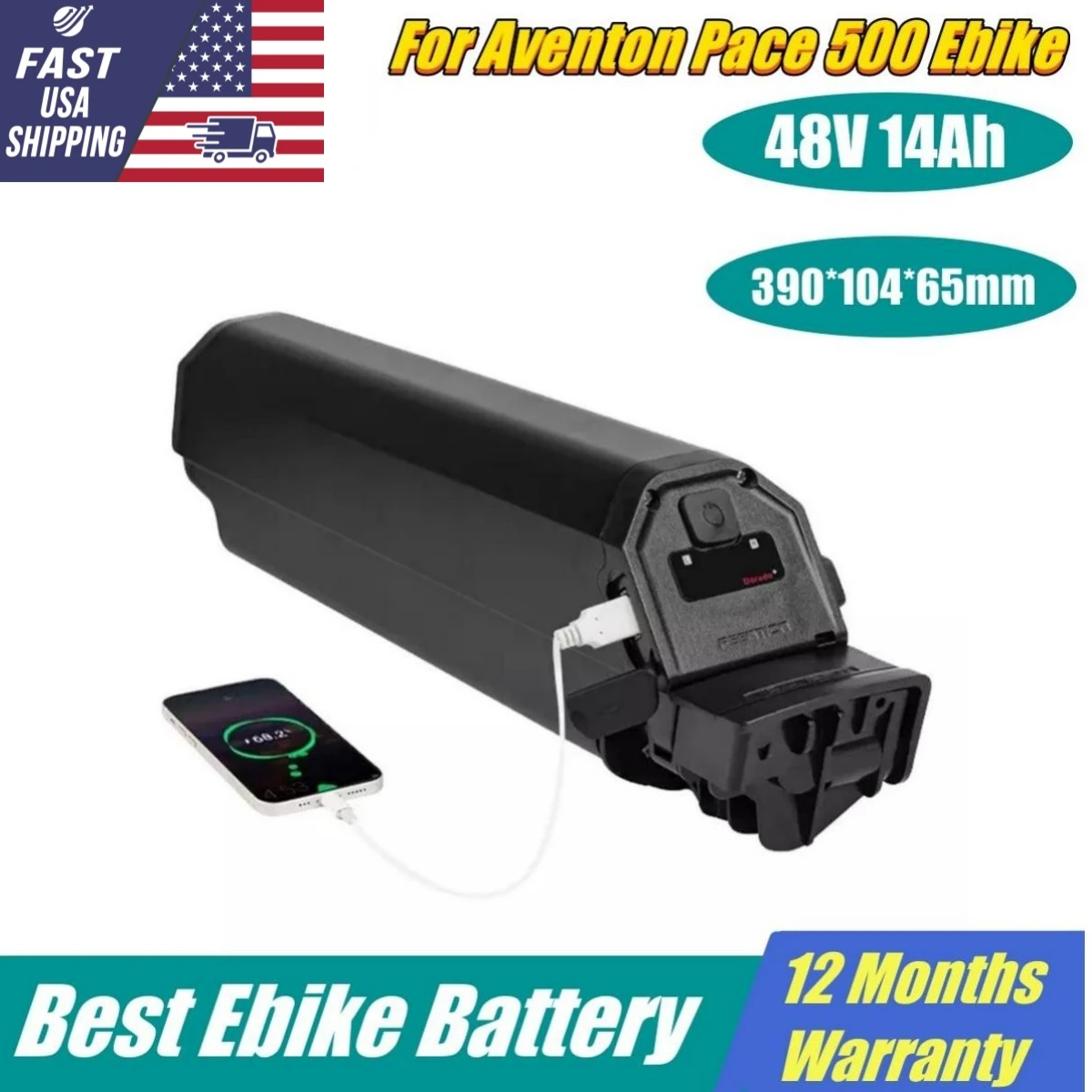 Aventon Pace 500 Battery
