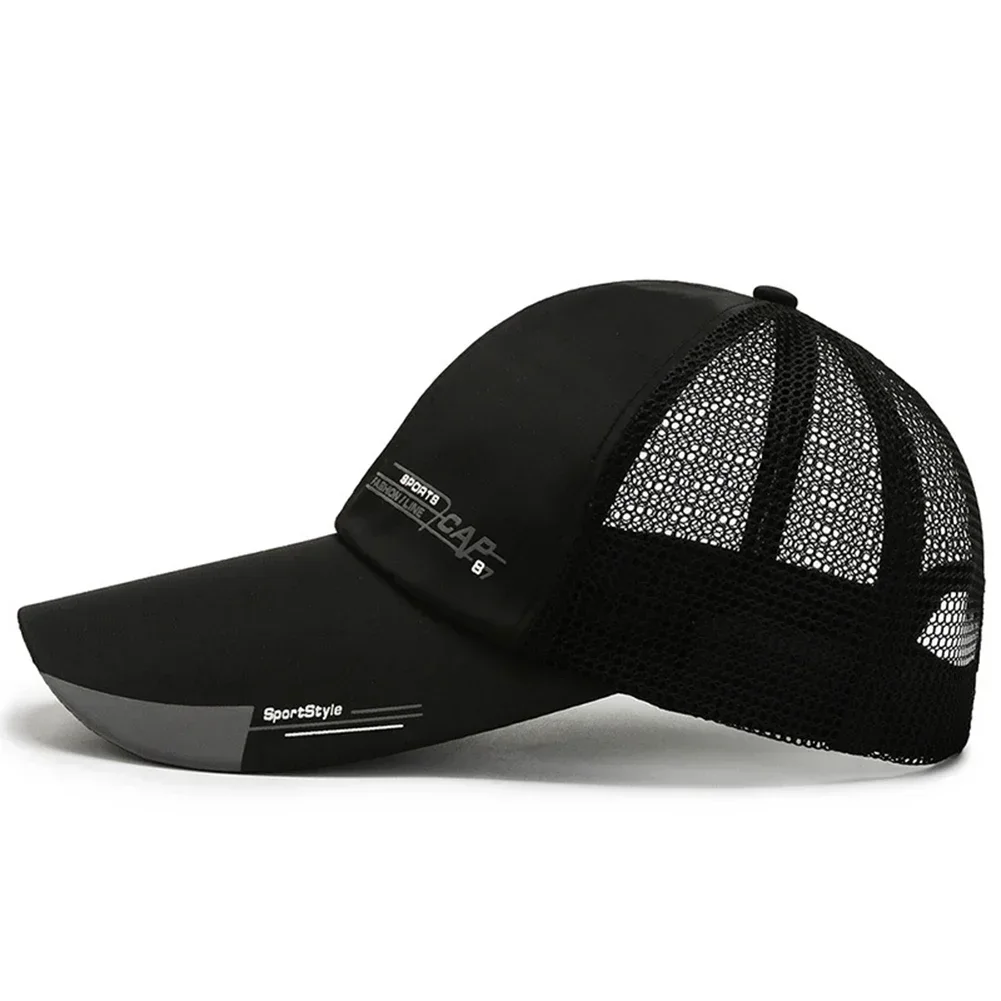 Hat Baseball Cap Polyester Sunbathing 56-60cm 70g Adjustable Breathable Camping Fishing Hunting For Men