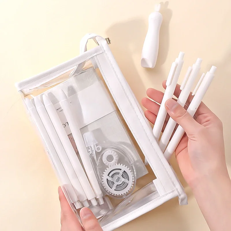 투명 스토리지 뷰티 케이스, 메이크업 파우치, PVC 가방, 여행 정리함, 미용사 화장품 홀더, 투명 메이크업 케이스