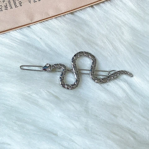 Black White Snake Hair Stick Jewelry Hairpin China Ancient Style Hair Clip Women Fashion Headwear Party Hair Accessories