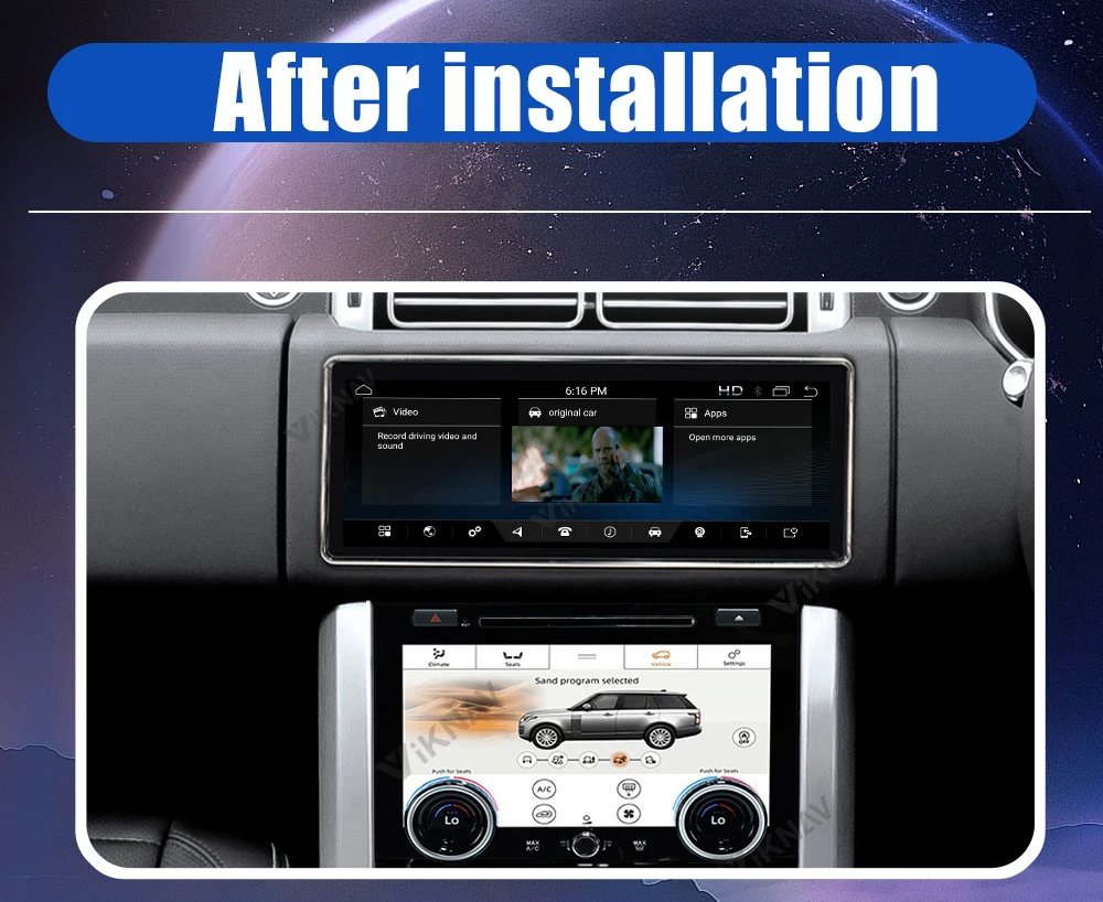 Android AC panel For Land Rover Range Rover Sport L405 2013-2017 Climate Control AC Control Board