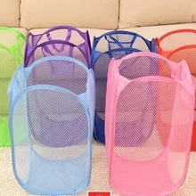 Folding dirty laundry basket