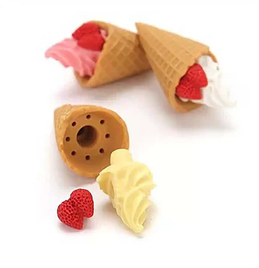 Kawaii Rubber Eraser Macaron Donut Dessert Shape Creative Cartoon Pencil Erasers For Kids Writing Drawing Office Stationery pencil eraser