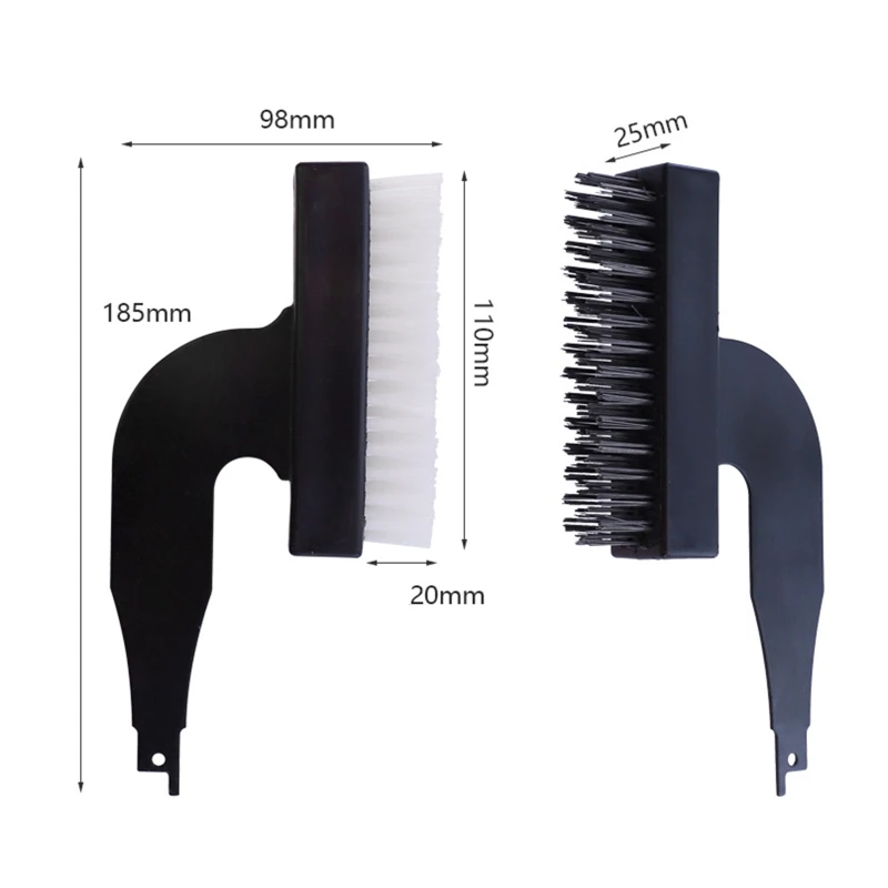 Wire Brush Rust Paint Metal Cleaner for Cleaning Paint/Rust/Dirt Nylon/Steel Brush Works with Electric Reciprocating Saw