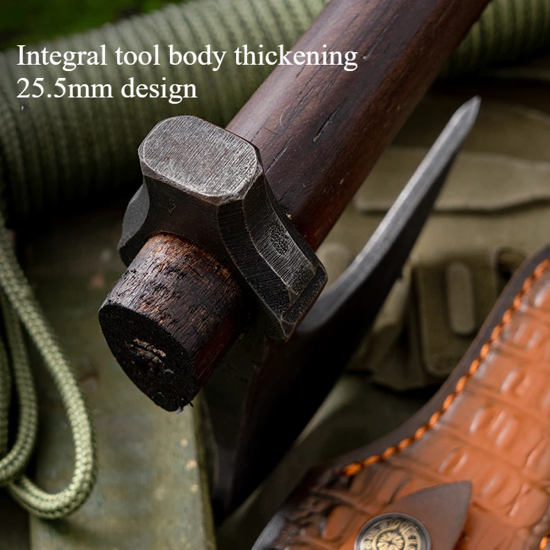 s Hand-forged Camping Axe Multi-functional Axe Chopping Firewood Tactical Camping Survival Open Mountain